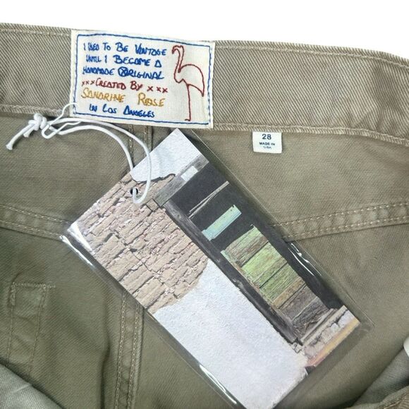 Sandrine Rose x Free People The Short - Size 28 - Sage - Picture 5 of 6